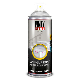 Anti-Slip Transparentna farba antypoślizgowa w sprayu PintyPlus Tech 500ml