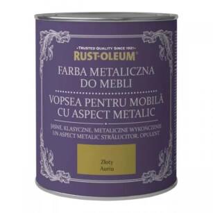 Farba kredowa do mebli Rust-Oleum metaliczna 750ml