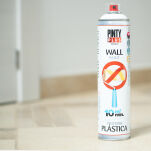 Farba do ścian w sprayu Pintyplus Tech Wall  RAL 9016, matowa, 600 ml - 3