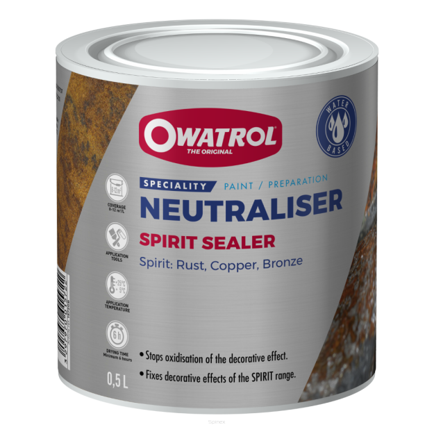 Owatrol Spirit: Spirit Sealer - środek zatrzymujący postęp korozji i patynowania