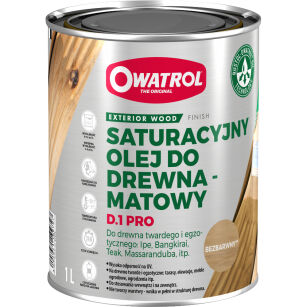 Olej do drewna Owatrol D1 PRO Olej Nasycający Drewno z Ochroną UV