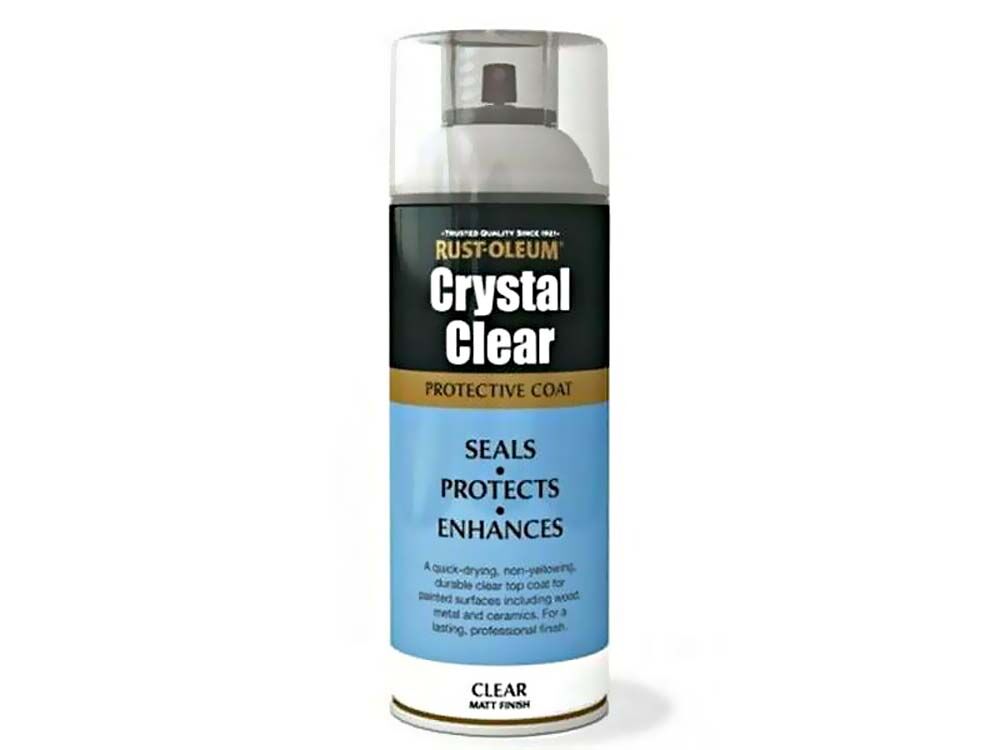 Rust-Oleum Painter's Touch Crystal Clear. Lakier zabezpieczający w sprayu