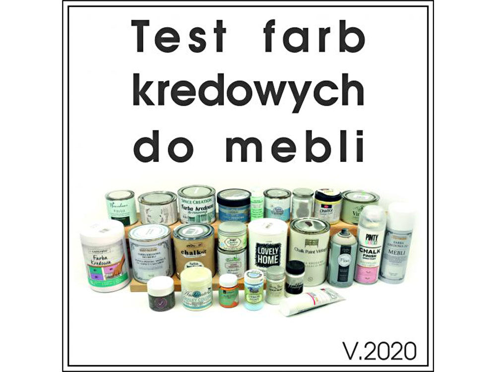 Test farb kredowych do mebli edycja 2020