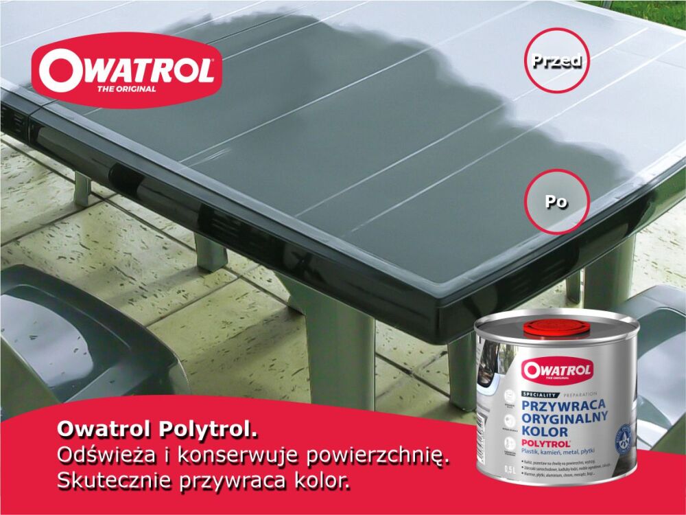 Jak odnowić plastikowe meble? Sprawdź Owatrol Polytrol