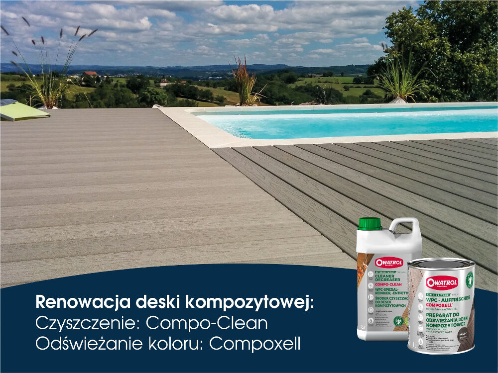 Jak odświeżyć deskę kompozytową? Owatrol Compo Clean i Compoxell