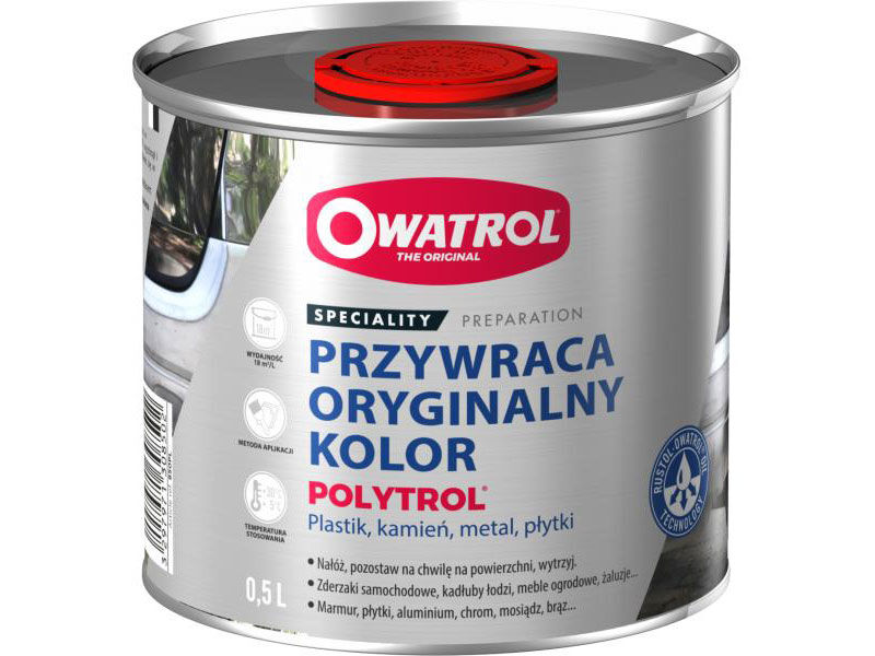 Owatrol Polytrol. Test na wyblakłym plastiku. Gdzie jeszcze się sprawdzi?