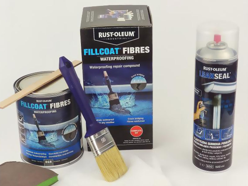 Jak walczyć z przeciekami? Wybierz Leak Seal i FillCoat Fibres od Rust Oleum