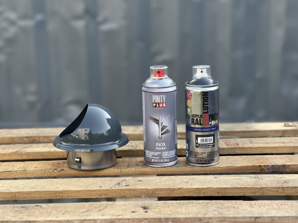 Jak pomalować stal nierdzewną? Podkład Stainless Steel + farba dekoracyjna Evolution od PintyPlus.