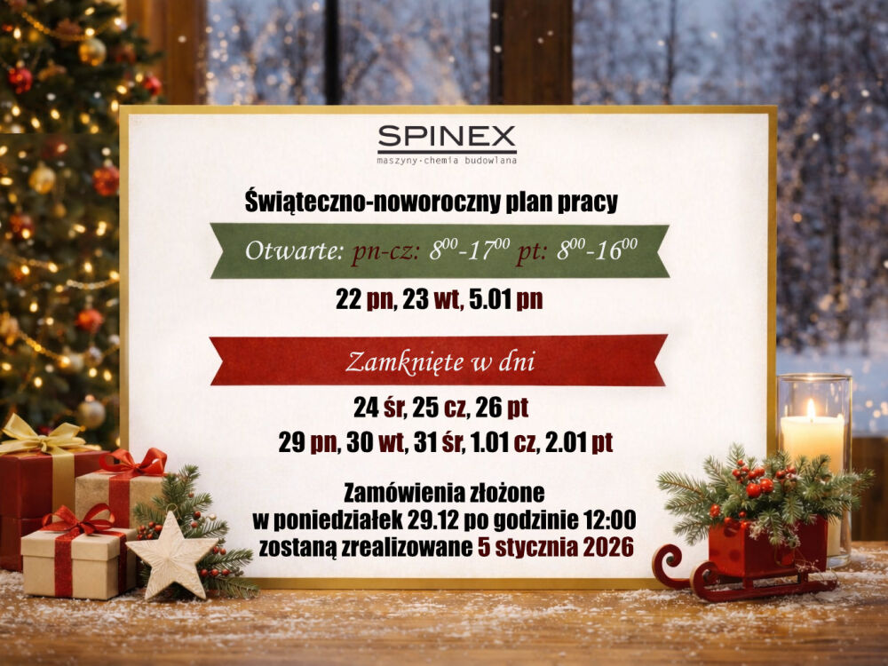 Przerwa noworoczna – realizacja zamówień