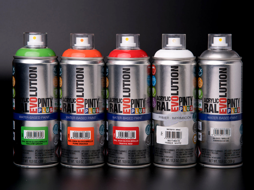 Wodna farba w sprayu Evolution PintyPlus